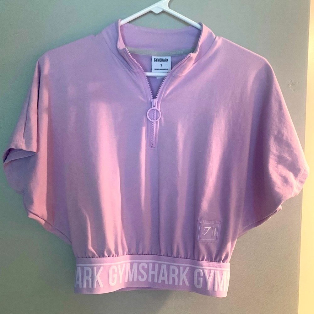 Gymshark Lilac Athletic Top Size 8